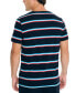 Фото #2 товара Men's Classic-Fit Stripe Logo Embroidered T-Shirt