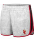 Фото #3 товара Women's White, Black USC Trojans The Plastics Geo Print Shorts