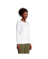 Women's Tall Relaxed Supima Cotton Long Sleeve Crew Neck T-Shirt