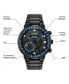 ფოტო #7 პროდუქტის Eco-Drive Men's Satellite Wave GPS Black-Tone Stainless Steel Bracelet Watch 44mm