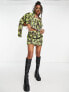 Фото #1 товара COLLUSION twill mini skirt in camo print co-ord