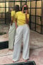 WIDE-LEG HIGH-WAIST TROUSERS