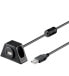 Фото #2 товара Wentronic USB2.0 - USB2.0 - 1.2m - 1.2 m - USB A - USB A - USB 2.0 - Male/Female - Black