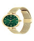 Women's Quartz Gold-Tone Stainless Steel Mesh Watch 34mm
