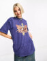 Daisy Street relaxed t-shirt with vintage print