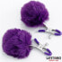 Фото #1 товара Nipple Clamps with Purple Fur