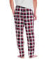 ფოტო #2 პროდუქტის Men's Cozy Fleece Pajama Pants