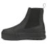 Фото #3 товара Puma Mayze Chelsea Round Toe Chelsea Platform Womens Black Casual Boots 3845490