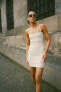 Фото #4 товара Короткое платье облегающего кроя ZARA