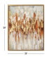 Фото #3 товара Canvas Abstract Framed Wall Art with Gold-Tone Frame, 39" x 2" x 39"