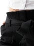 New Look paperbag waist formal trouser in black