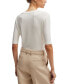 ფოტო #3 პროდუქტის Women's Scoop-Neck Top