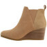 Фото #3 товара TOMS Kelsey Wedge Booties Womens Size 5 B Casual Boots 10015787