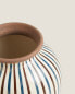 Фото #4 товара Striped ceramic vase