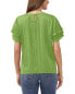 Фото #2 товара Vince Camuto Pleated Blouse Women's Green M