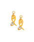 ფოტო #1 პროდუქტის Women's Fish Drop Earrings