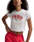 ფოტო #1 პროდუქტის Women's Classic Play Loud Logo Cotton Baby T-Shirt