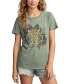 ფოტო #1 პროდუქტის Women's Tiger Roses Tour '90 Classic Crewneck T-Shirt