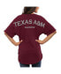 ფოტო #2 პროდუქტის Women's Maroon Texas A&M Aggies Oversized T-shirt
