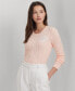 Фото #1 товара Women's Cotton Cable-Knit Sweater