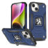 Фото #1 товара Чехол для iPhone 15 Plus Ring Armor с ударопрочным креплением на палец Wozinsky необычайно прочный (цвет: синий)