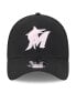 ფოტო #3 პროდუქტის Men's Black Miami Marlins 2024 Mother's Day 39THIRTY Flex Hat