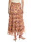 Saltwater Luxe Bennet Maxi Skirt Women's Orange Xl