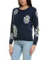 Фото #1 товара Wispr Sunflower Crewneck Sweater Women's Blue M