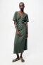 Фото #1 товара Платье с драпировкой сбоку ZARA