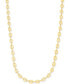 18K Gold Plated Large Link 20" Strand Necklace