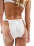 Фото #7 товара 4th & Reckless arles bikini bottom in off white crochet