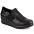 Фото #2 товара Sergio Leone W SK222D black wedge shoes with cubic zirconia