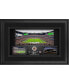Фото #1 товара Las Vegas Raiders 15'' x 23'' x 1'' Stadium Panoramic Collage with a Piece of Game-Used Football - Limited Edition of 500