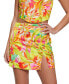 ფოტო #1 პროდუქტის Women's Marina Printed Slit Skort