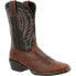 Фото #2 товара Мужские ботинки Durango Westward Square Toe Cowboy черного и коричневого цвета DDB0351