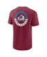 Фото #2 товара Men's Burgundy Colorado Avalanche High Stick T-shirt