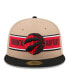 Men's Tan/Black Toronto Raptors 2024 NBA Draft 59FIFTY Hat Черный, 7 1/8 - фото #2