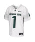 ფოტო #3 პროდუქტის Big Boys #1 White Michigan State Spartans Football Game Jersey