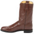 Фото #3 товара Justin Boots Jackson Round Toe Cowboy Mens Brown Casual Boots 3404