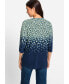 Фото #2 товара Women's 3/4 Sleeve Floral Print T-Shirt containing TENCEL[TM] Modal
