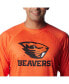 Men's Orange Oregon State Beavers PFG Terminal Tackle Omni-Shade Raglan Long Sleeve T-shirt