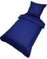 Фото #3 товара Комплект постельного белья One-Home Uni dunkelblau 135 x 200 см