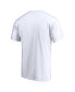 Фото #4 товара Men's White Alabama Crimson Tide First Sprint Team T-shirt