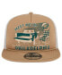 Фото #4 товара Men's Tan Philadelphia Eagles Meet Me 9FIFTY Snapback Hat