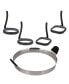 Egg Ring and Omelet Ring Kit Black Stainless Steel - фото #1