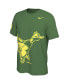Фото #2 товара Men's Green Oregon Ducks x Migration Flying T-shirt