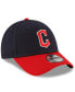 Men's Navy and Red Cleveland Guardians Home The League 9FORTY Snapback Adjustable Hat