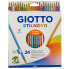 Фото #3 товара GIOTTO Assorted Stilnovo Pack Hexagonal Color Pencil 24 Units