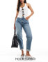 ASOS DESIGN Hourglass high rise relaxed mom jean in vintage wash