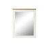 Настенное зеркало DKD Home Decor Белый Коричневый древесина акации Древесина манго город 90 x 1,5 x 113 cm